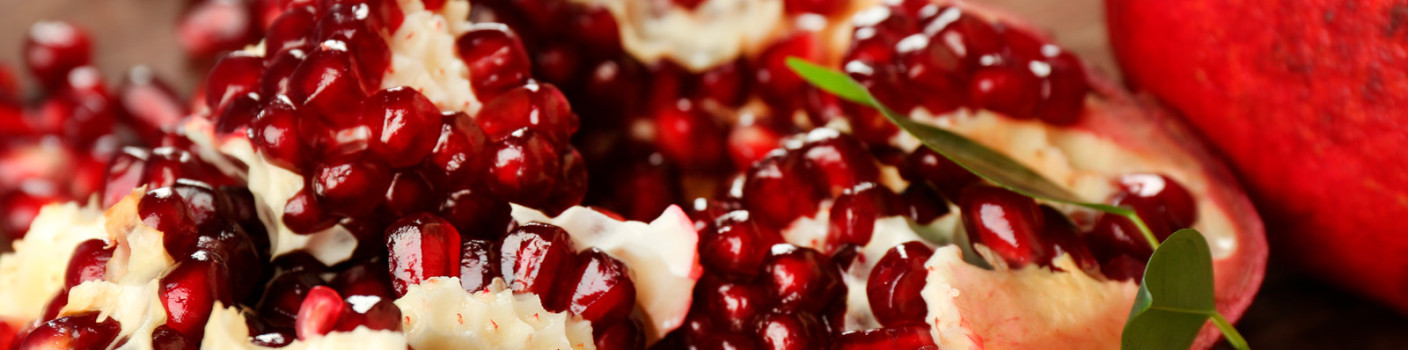 Pomegranate, when nature wishes us good luck